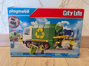 Playmobil city life 71234 camion benne a ordures menageres neuf