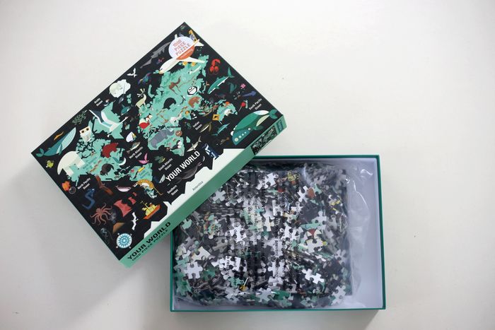 Puzzle 1000 pièces sachet neuf "Your World" Mudpuppy - photo numéro 3