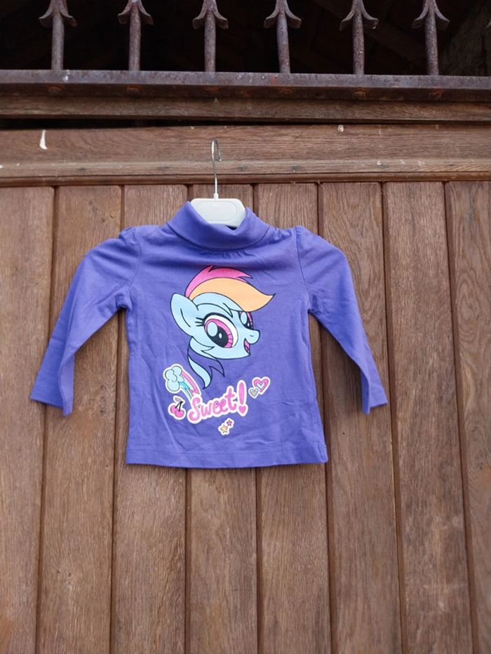 Sous pull bébé fille 2 ans my little pony
