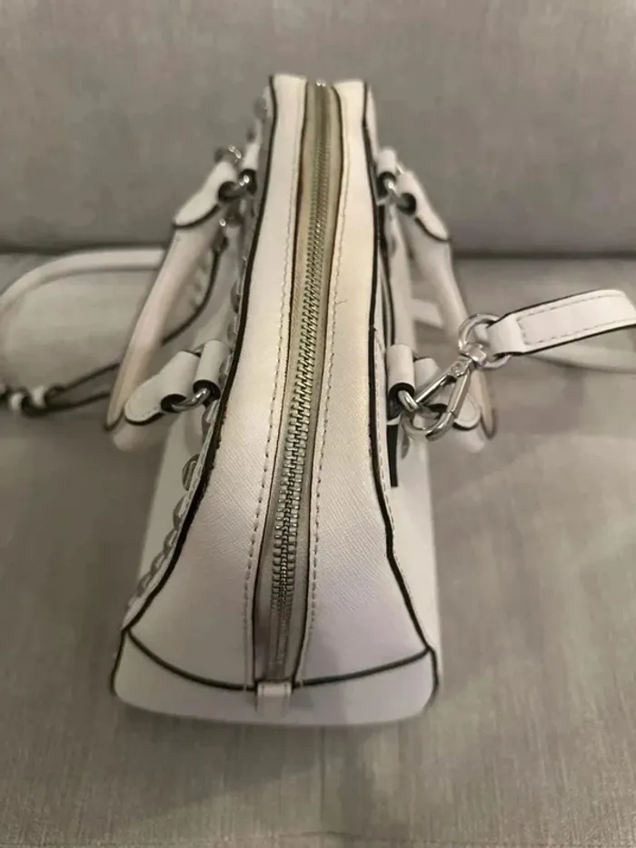 Sac à bandoulière blanc Michael Kors - photo numéro 8