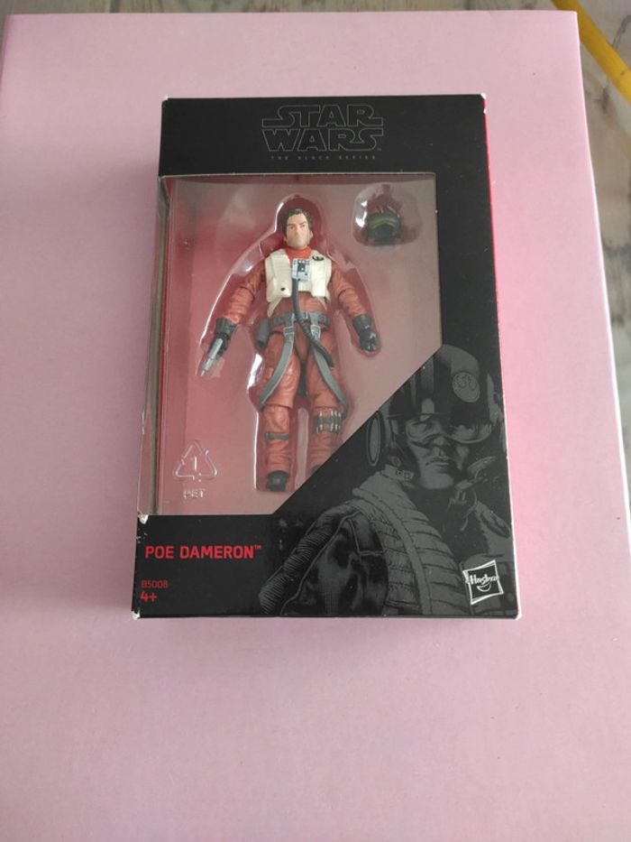 figurine star wars the black series poe dameron hasbro