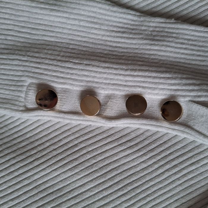 T-shirt - Pull blanche pour femme - Manches longues - Taille S - Nuna Lie - photo numéro 7