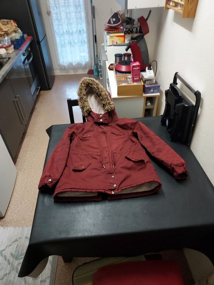 Parka capuche non amovible fille 16 ans