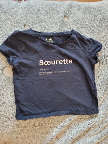 Tee-shirt sœurette 3 ans