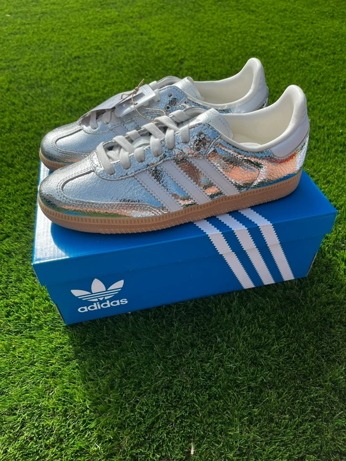 Adidas Samba OG argent argenté 39 - photo numéro 5