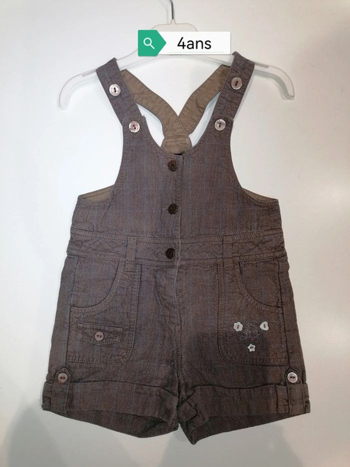 Short salopette Sergent major 4ans