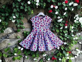 PETIT BATEAU - ROBE FILLE STYLE BALLERINE MOTIF FLEURS & TEINTES LUMINEUSES 4A