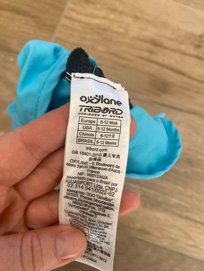 Casquette UV décathlon avec protection cou 6/12 mois - photo numéro 4