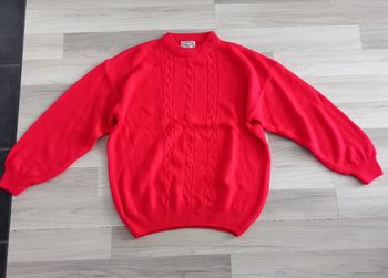 Pull femme rouge Tavia Lucci taille M