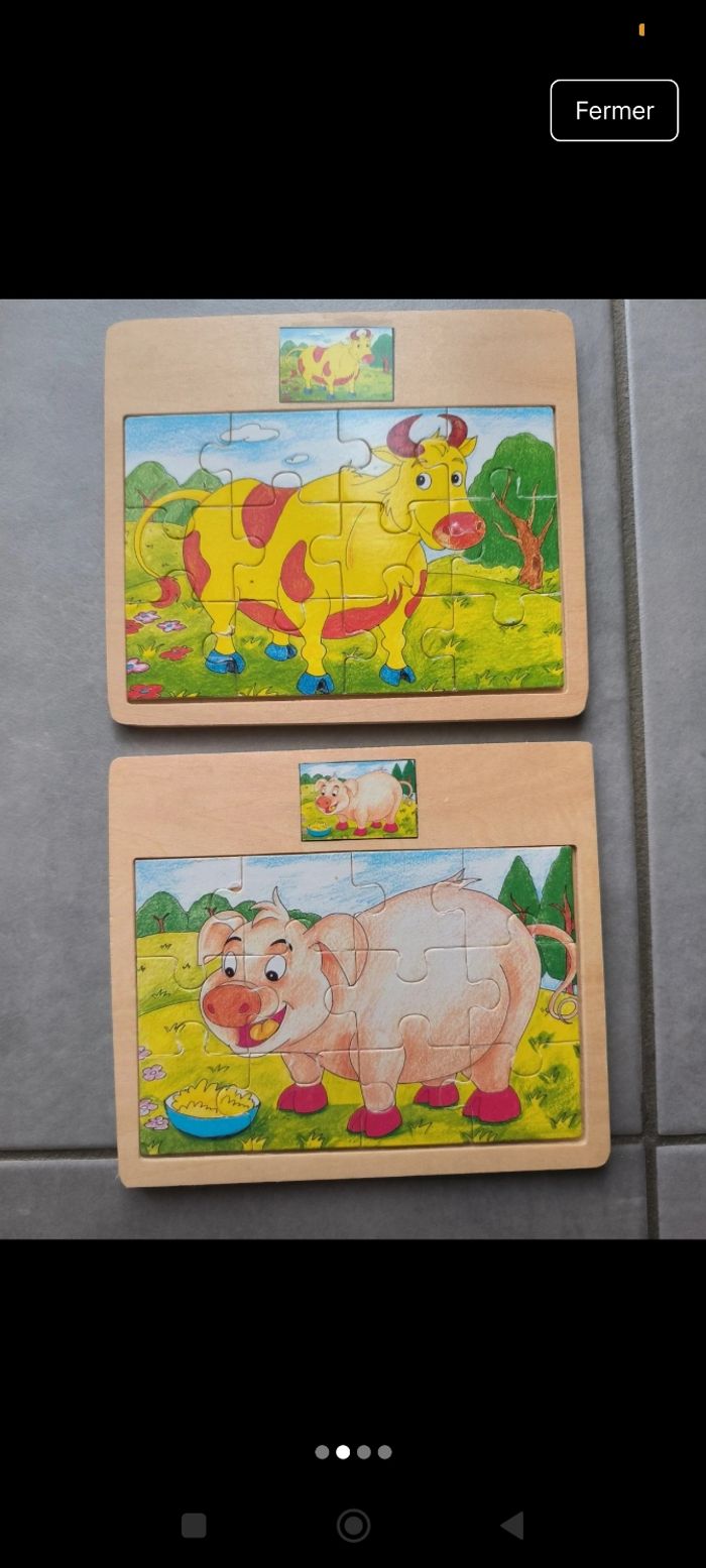 Puzzle en bois - photo numéro 2