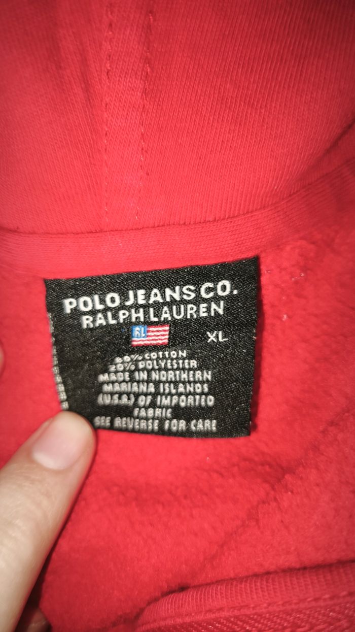 Sweat à capuche ralph lauren taille xl - photo numéro 4