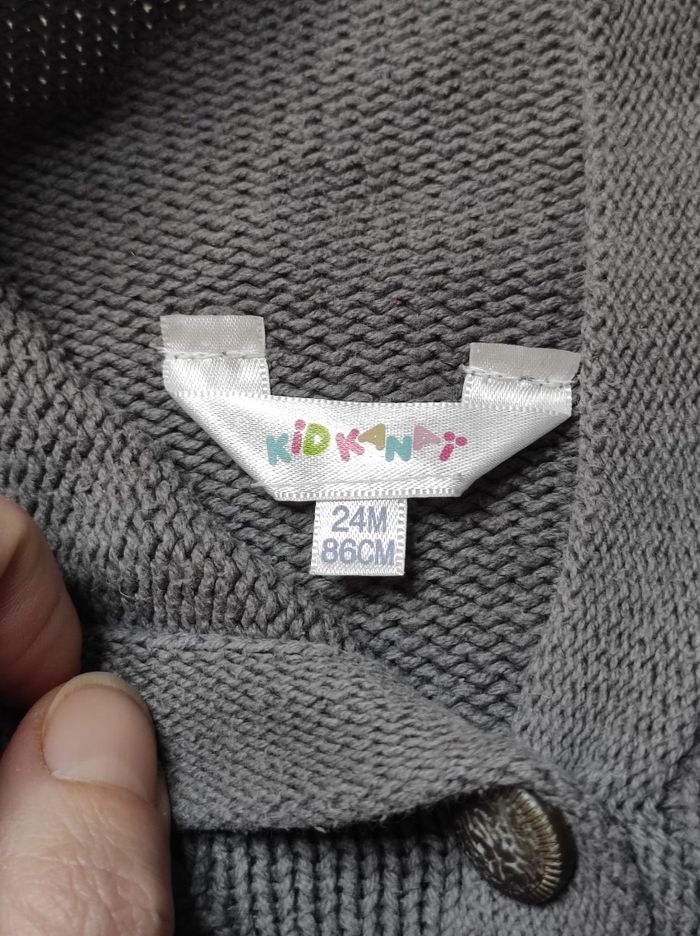 Gilet gris kid kanai - photo numéro 3
