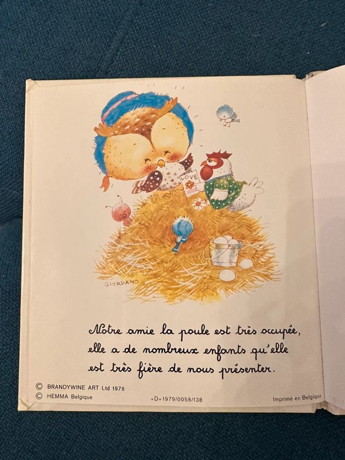 Livre album ancien vintage Quand Giordano ne fait rien Hemma - photo numéro 3
