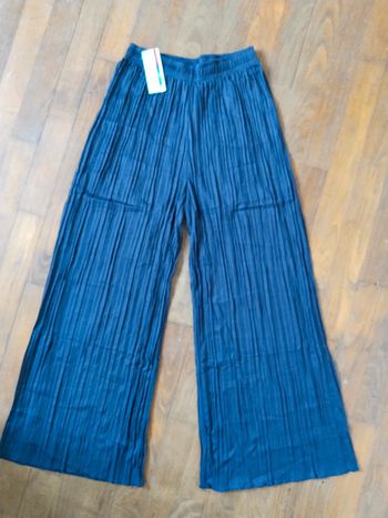 🚨 Liquidation 🚨 pantalon plissé fluide jambes larges femme taille 36 38 40 42 44 46