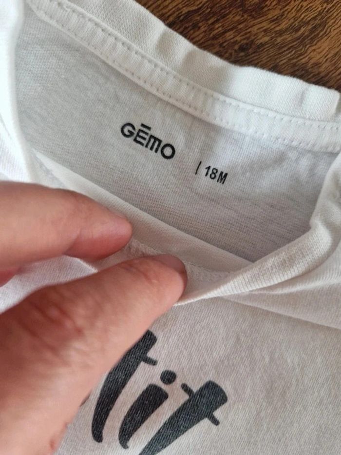 T-shirt manches courtes 18 mois - photo numéro 2