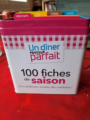 Fiches de recettes Un dîner presque parfait
