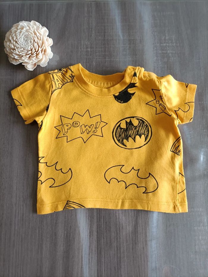 T Shirt Batman 0-3 mois 62 cm