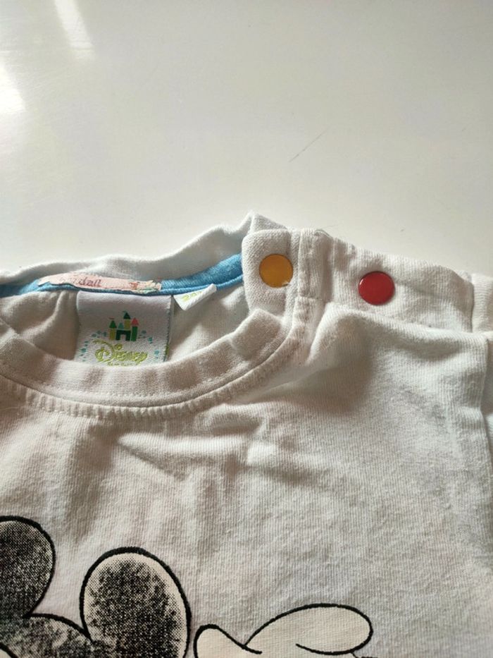 T shirt manches longues 24 mois blanc - photo numéro 3