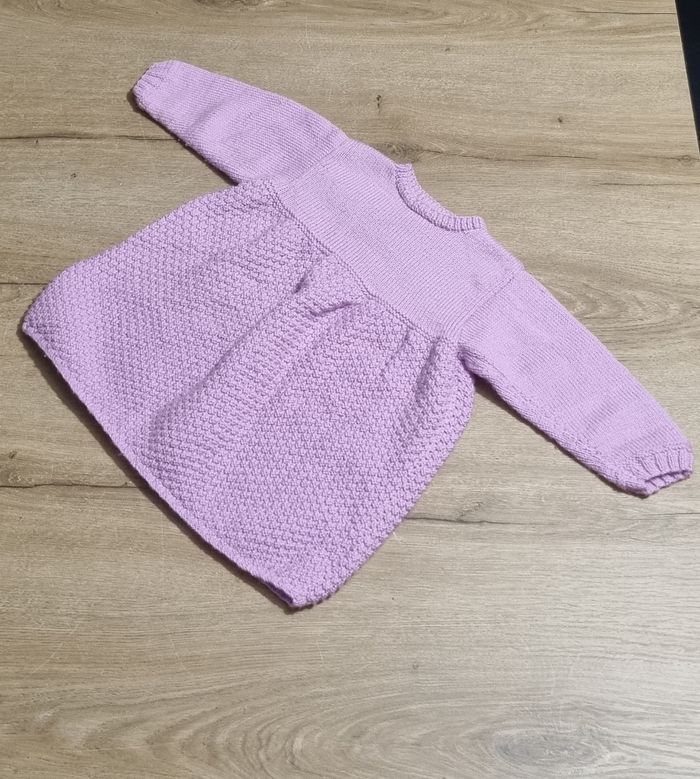 Robe ML tricotée en laine 24 mois - photo numéro 4