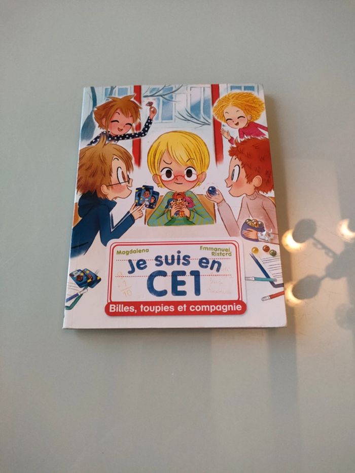 Livre je suis en CE1 billes, toupie et compagnie
