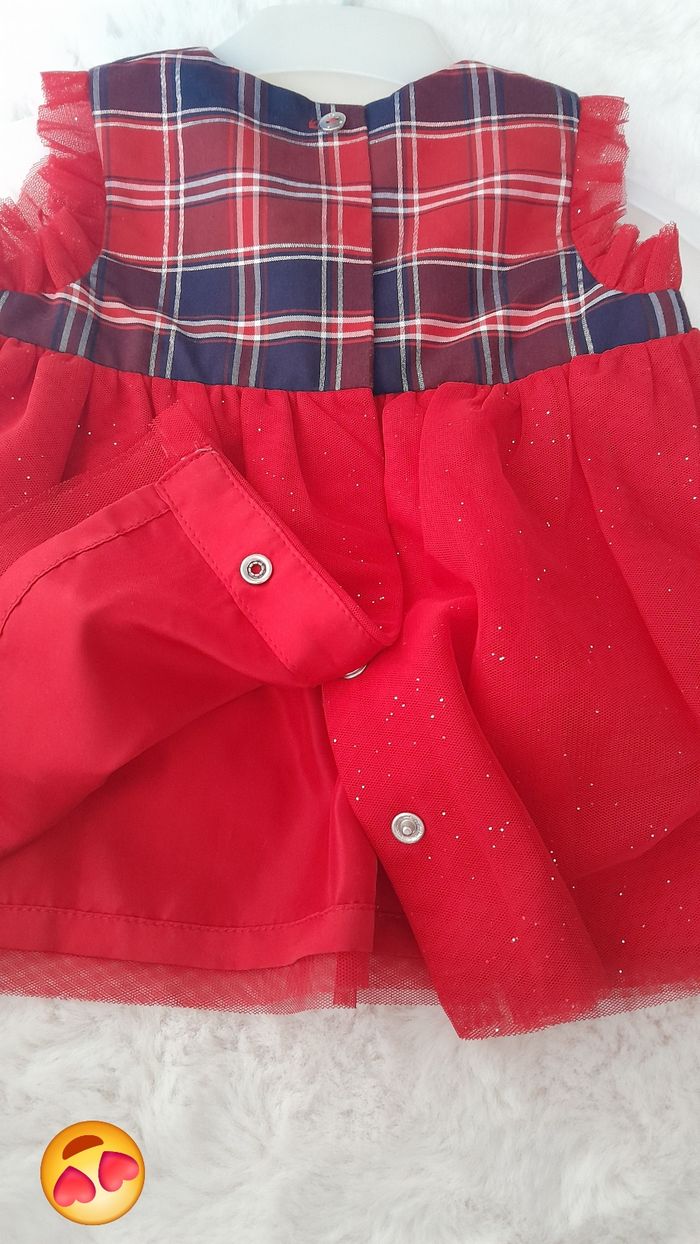 Robe de Noël sergent major 3 mois - photo numéro 5