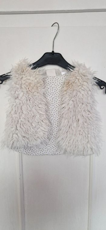 Gilet moumoute fille 12/18 mois Zara Baby girl