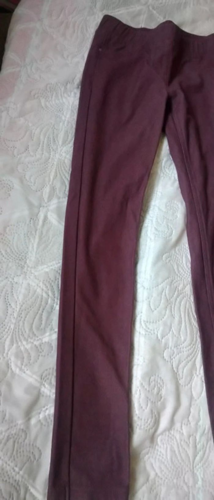 Jegging slim mauve fille 12 ans kiabi - photo numéro 7