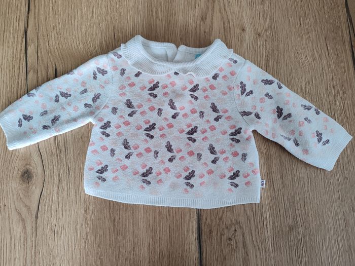 Pull bébé fille obaibi 3 mois
