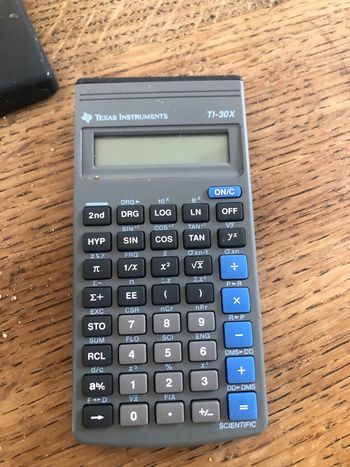 Calculatrice TI-30X