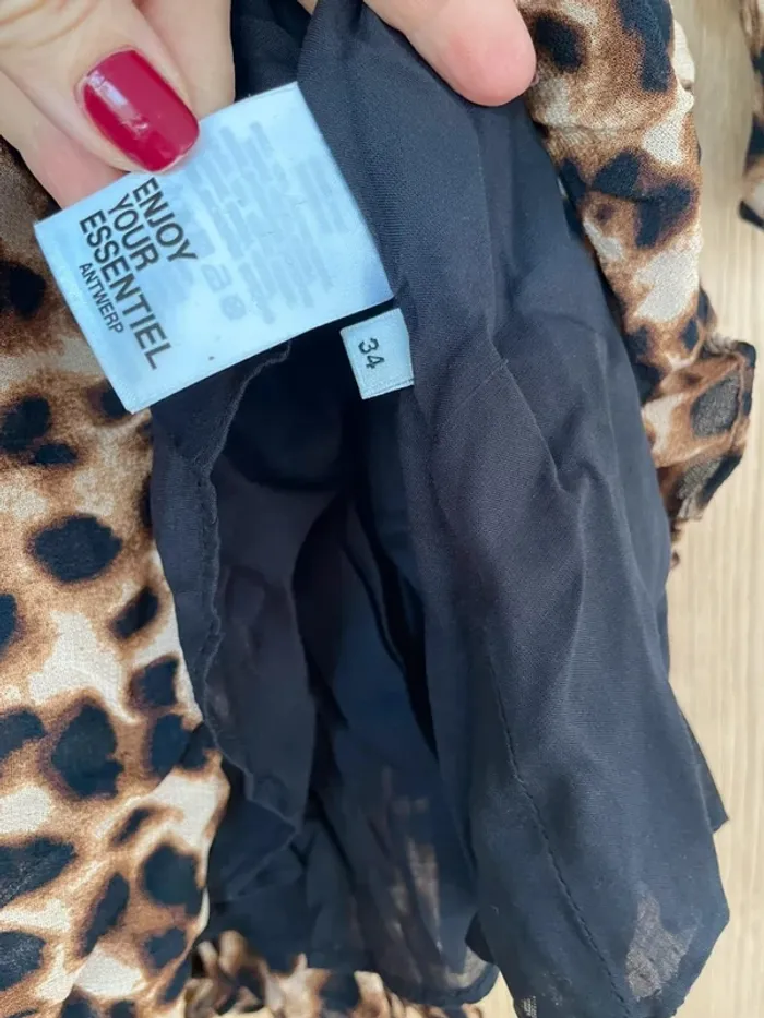 Robe essentiel imprimé animal taille 34 - photo numéro 5