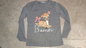 T-shirt manche longue Bambi