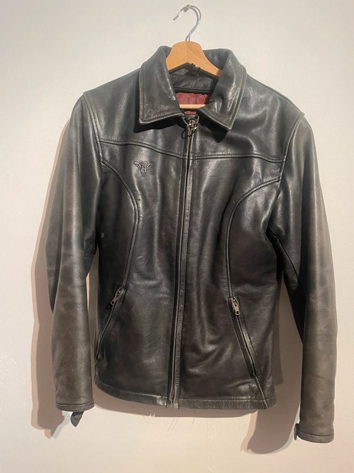 Veste moto vintage Helston’s