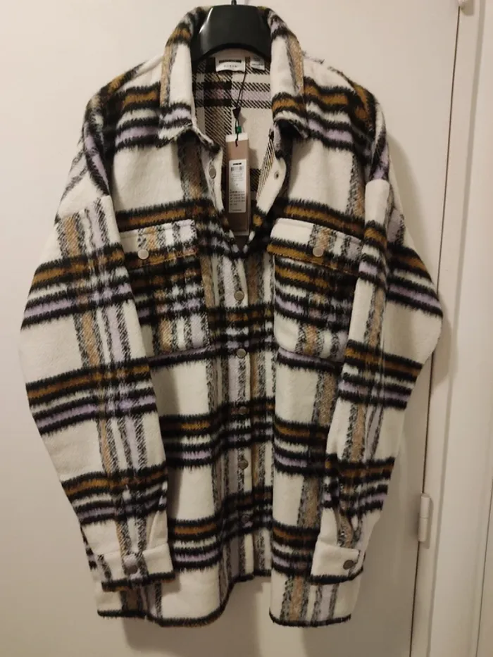 Surchemise carreaux taille M