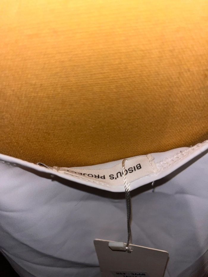 Debardeur blanc bretelles en dentelle neuf taille L - photo numéro 3