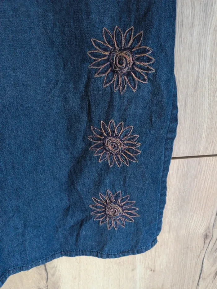 Robe en jean à bretelles Taille 38 - photo numéro 2