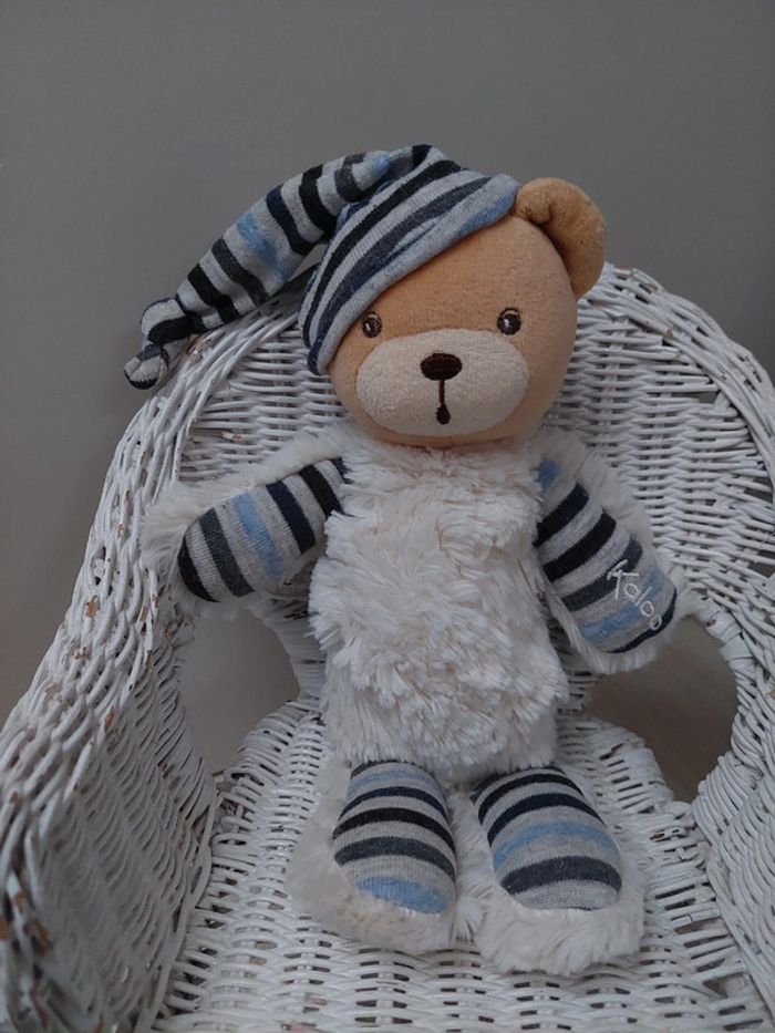 #16- Kaloo - peluche doudou ourson pantin