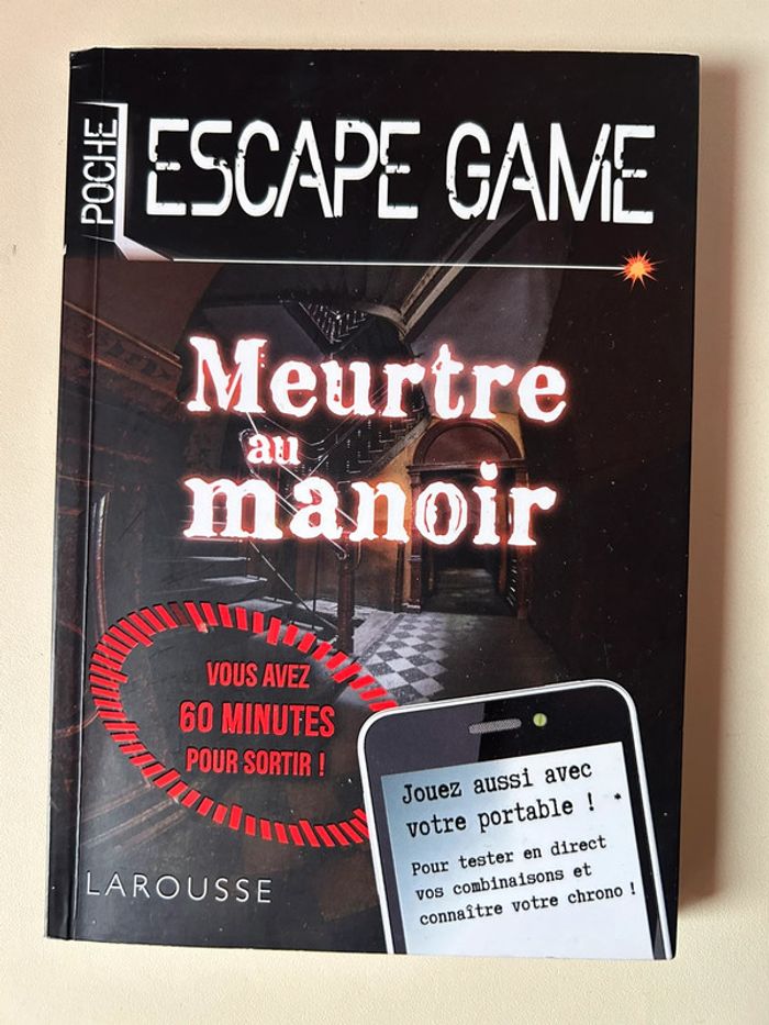 Meurtre au manoir/Escape Game