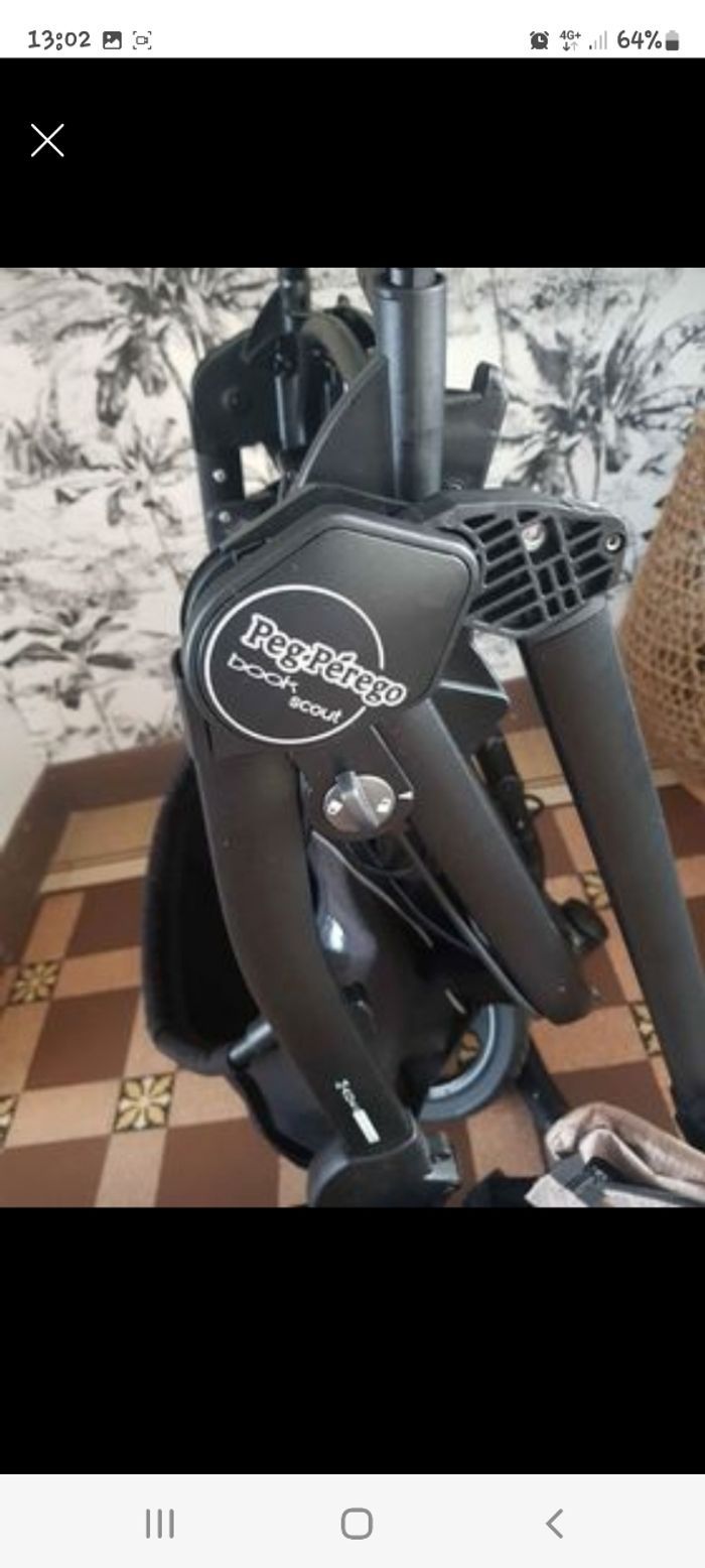 Poussette bouk scout 3 roues peg perego - photo numéro 3