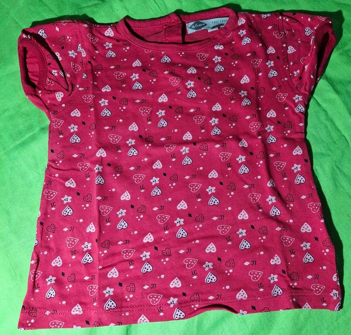 Ensemble salopette + Tee-shirt manches courtes 24 mois Lee coper - photo numéro 4