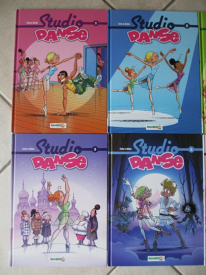 Lot de 9 BD Studio Danse – Tomes 1 à 8 + Les Ballets de Studio Danse en 3D - photo numéro 2