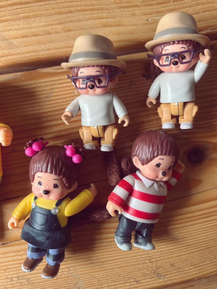 Voiture Monchhichi vintage avec 5 personnages kiki - photo numéro 5