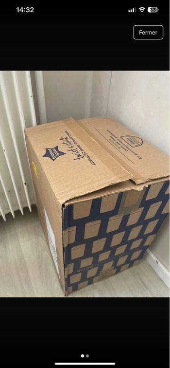 Poubelle à couches neuve 