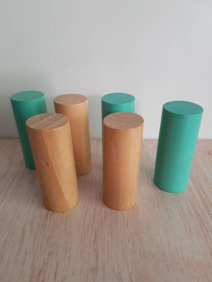 Kubix blocs de construction en bois Janod et petit train - photo numéro 6