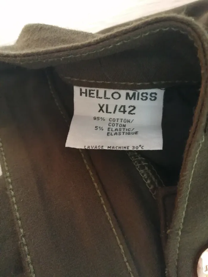 Pantalon kaki skinny / hello miss / (42) - photo numéro 9