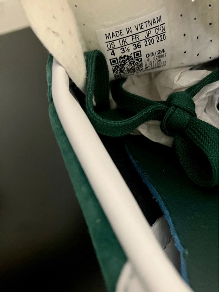 Adidas Originals Gazelle Indoor Green / White - photo numéro 7