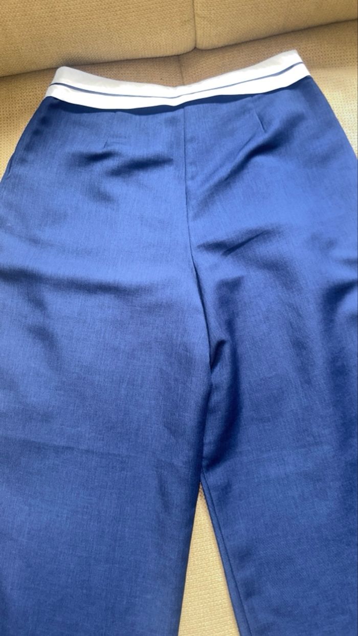 Pantalon large bleu - photo numéro 5