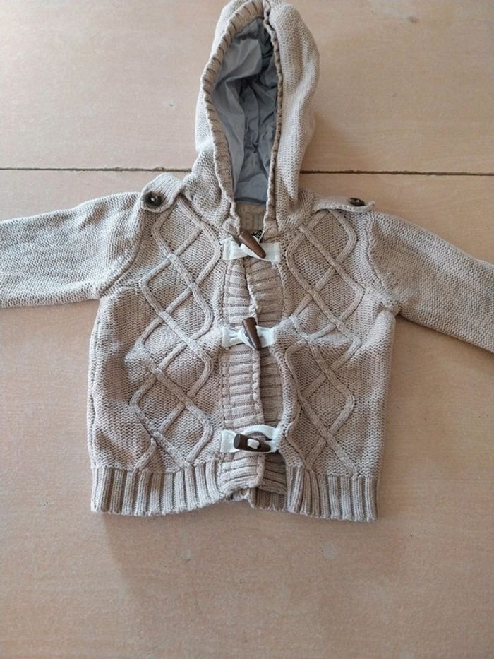 Manteau en laine beige kimbaloo - photo numéro 2