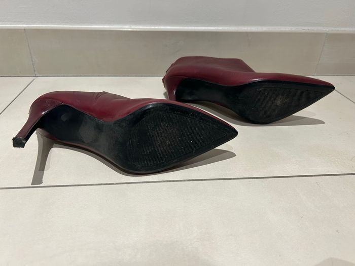 Bottines Mango Bordeaux