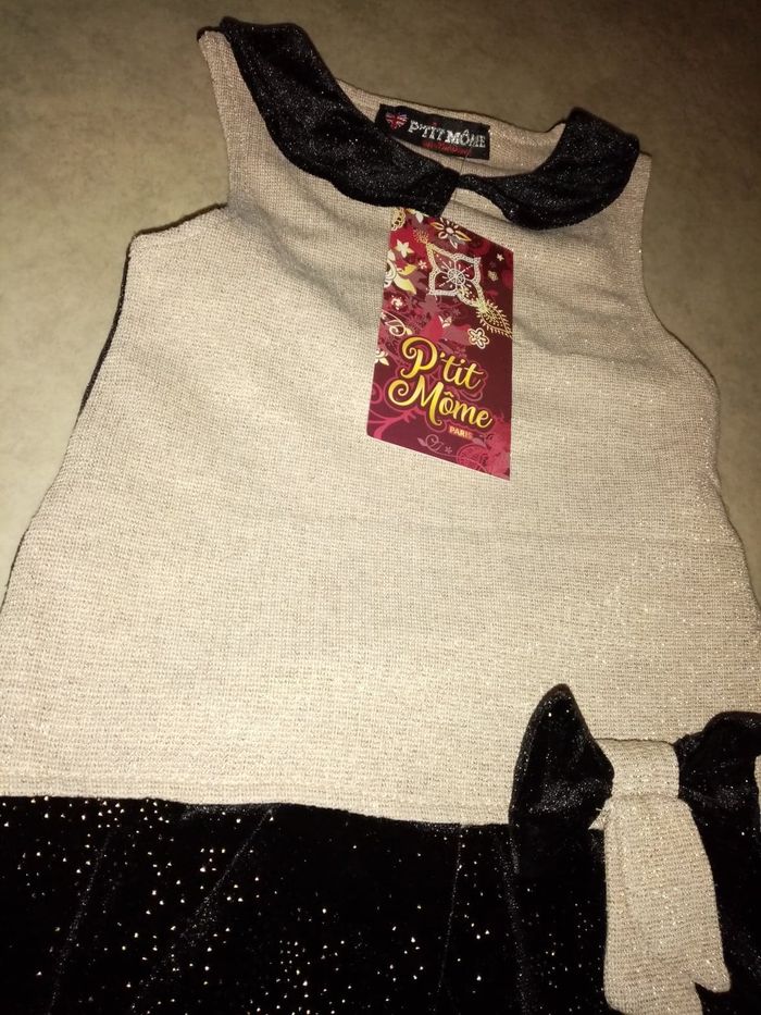 Robe neuve paillettes fêtes fille 3 ans - photo numéro 2