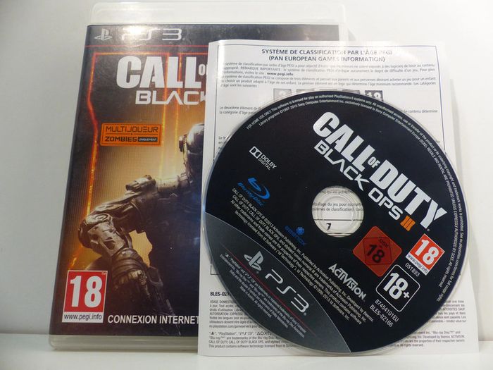 Jeu vidéo PS3 Call of duty Black ops 3